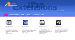 Desktop Screenshot of jproextensions.com